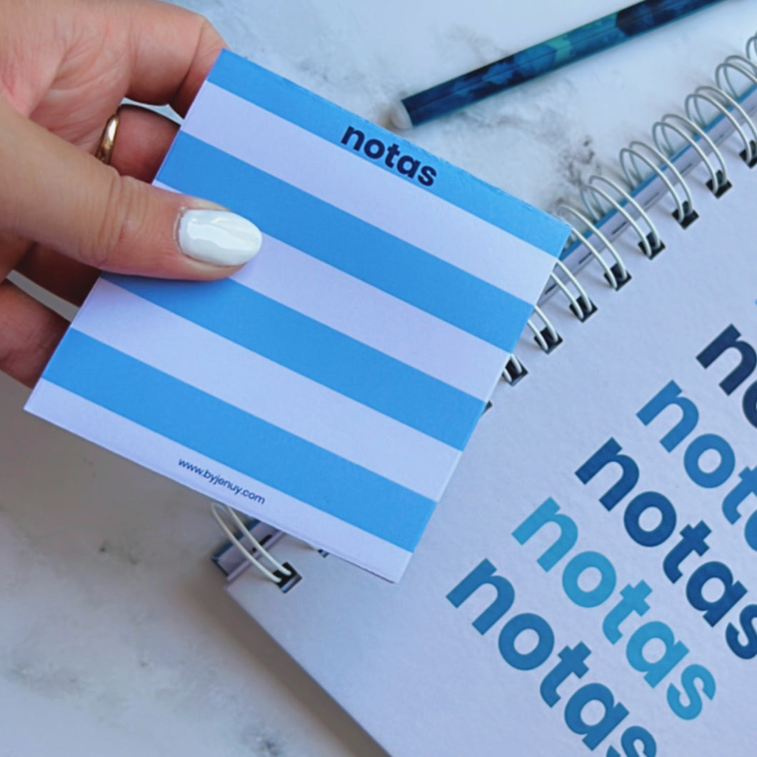 Libreta Notas blue